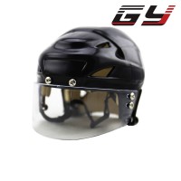 Hot sale black Mini ice hockey helmet with visor